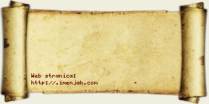 David Poljaković vizit kartica